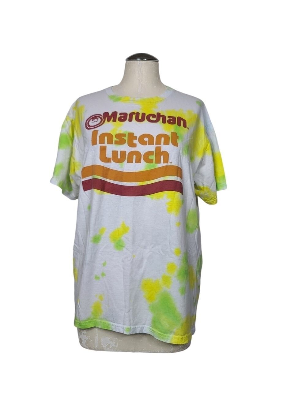 Maruchan Instant Lunch Tie Dye Short Sleeve T Shirt L